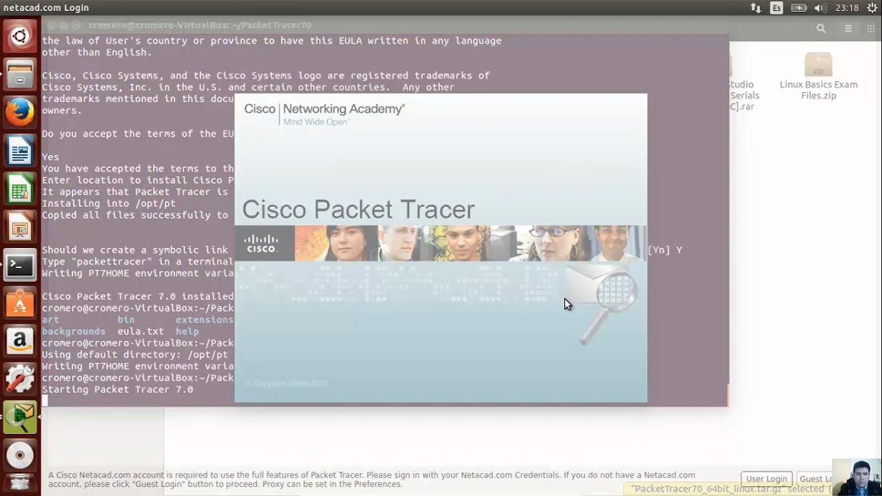 install packet tracer